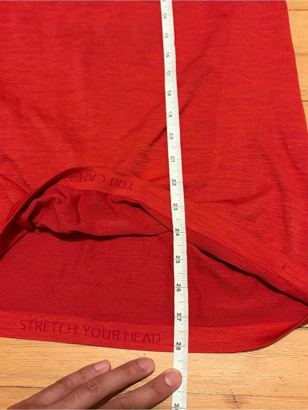 Lululemon Metal Vent Tech Shirt Men's L  bright red Performance short sleeve